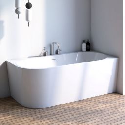 Oltens Hulda wanna narożna 170x80 cm prostokątna biała 11004000