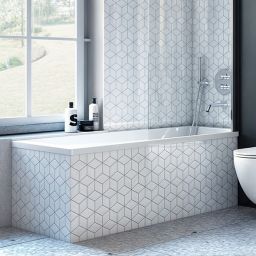 Oltens Langfoss wanna prostokątna 140x70 cm biała 10001900