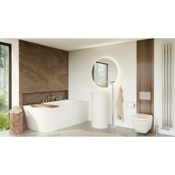 Oltens Hadsel miska WC wisząca PureRim z powłoką SmartClean biała 42539000