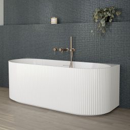 Oltens Hamnes wanna przyścienna 170x80 cm biała 12026000
