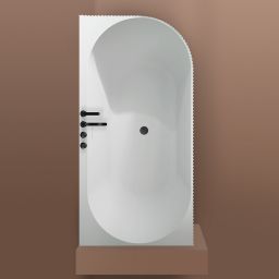 Oltens Hamnes wanna narożna 160x75 cm lewa biała 11010000