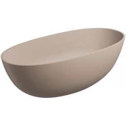 Omnires Shell M+ wanna wolnostojąca 160x75 cm owalna dune beige  mat SHELLWWDB