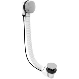 Polysan Marble zestaw przelewowo-odpływowy wanny chrom 11042