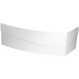 Polysan Evia obudowa do wanny 160 cm narożna lewa biała 11813