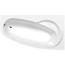 Polysan Evia wanna narożna 160x100 cm prawa biała 12611