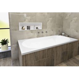 Polysan Inserta półka wnękowa 81x27 cm biała 1301-82