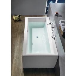 Polysan Cleo wanna prostokątna 180x90 cm biała 13111