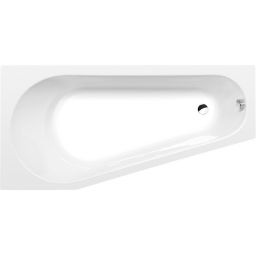 Polysan Projekta wanna narożna 160x80 cm lewa biała 20111