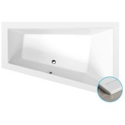 Polysan Triangl Slim wanna narożna 180x120 cm prawa biała 20611S