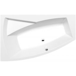 Polysan Evia wanna narożna 170x100 cm lewa biała 21611