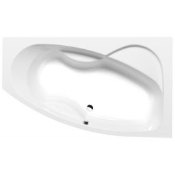 Polysan Mamba wanna narożna 160x95 cm prawa biała 28111