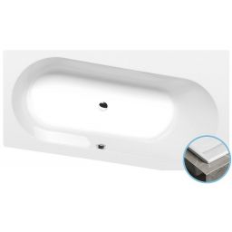 Polysan Astra W Slim wanna narożna 165x90 cm prawa biała 31611S