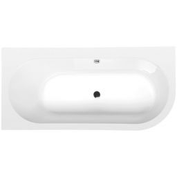 Polysan Astra Monolith wanna narożna 160x75 cm lewa biała 33611M