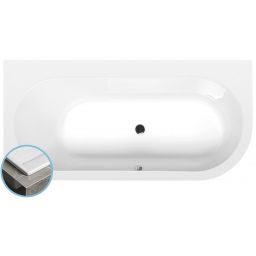 Polysan Astra Slim wanna narożna 165x80 cm lewa biała 33611S