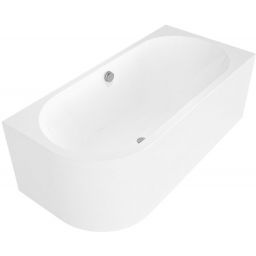 Polysan Astra Monolith wanna narożna 160x75 cm prawa biała 34611M