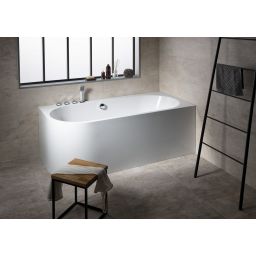 Polysan Astra Monolith wanna narożna 160x75 cm prawa biała 34611M