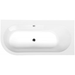 Polysan Astra Monolith wanna narożna 160x75 cm prawa biała 34611M