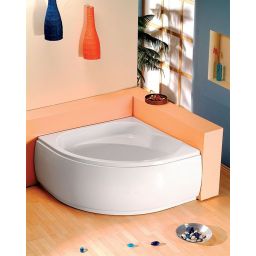 Polysan Sirius wanna narożna 130x130 cm biała 49111