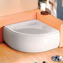 Polysan Sirius wanna narożna 130x130 cm biała 49111