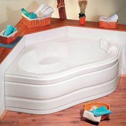 Polysan Marea wanna narożna 150x150 cm biała 92111