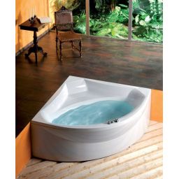 Polysan Rosana wanna narożna 150x150 cm biała 63119