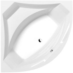 Polysan Rosana wanna narożna 150x150 cm biała 63119