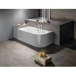 Polysan Viva Monolith wanna narożna 170x75 cm lewa biała 70119M