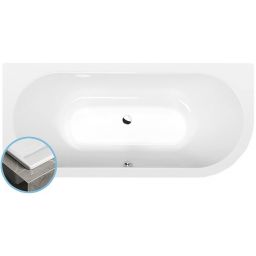 Polysan Viva Slim wanna narożna 175x80 cm lewa biała 70119S