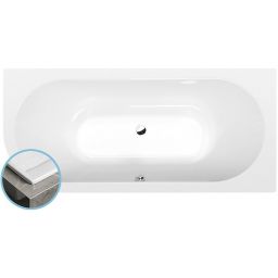 Polysan Viva Slim wanna narożna 175x80 cm prawa biała 78119S