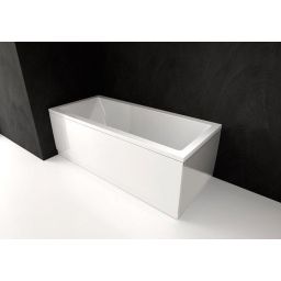 Polysan Plain obudowa do wanny 120 cm frontowa lewa biała 72570