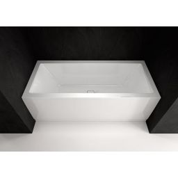 Polysan Couvert Nika obudowa do wanny 150 cm frontowa wnękowa biała 72850