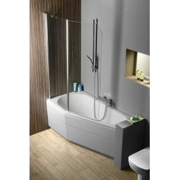 Polysan Tigra wanna narożna 150x75 cm lewa biała 72928