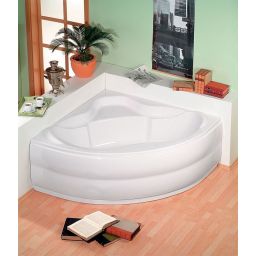 Polysan Simona wanna narożna 140x140 cm biała 96111