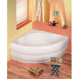 Polysan Alexandra wanna narożna 140x140 cm biała 95111