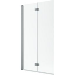 Radaway Nes Brushed Nickiel PND I parawan nawannowy 100 cm 2-częściowy nikiel szczotkowany/szkło przezroczyste 10010100-91-01L