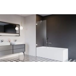 Radaway Essenza Pro White PNJ II parawan nawannowy 50 cm biały mat/szkło przezroczyste 10101050-04-01