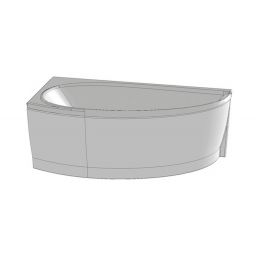 Ravak Avocado A obudowa do wanny 150 cm lewa biała CZT1000A00