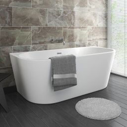 Rea Olimpia wanna wolnostojąca 170x79 cm przyścienna biała REA-W0633