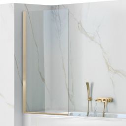 Rea Elegant Gold parawan nawannowy 70 cm złoty połysk/szkło przezroczyste REA-W5600