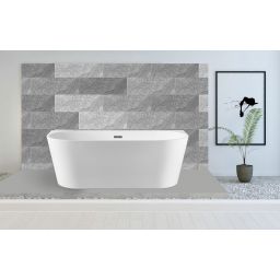 Rea Olimpia wanna wolnostojąca 150x74,5 cm prostokątna biała REA-W0634