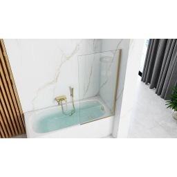 Rea Elegant Gold parawan nawannowy 70 cm złoty połysk/szkło przezroczyste REA-W5600