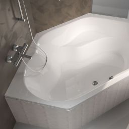 Riho Winnipeg wanna sześciokątna 145x145 cm biały błyszczący B010001005