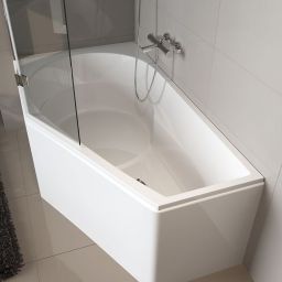 Riho Yukon wanna narożna 160x90 cm prawa biały błyszczący B008001005