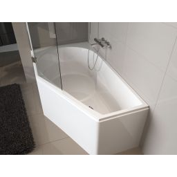 Riho Yukon wanna narożna 160x90 cm prawa biały błyszczący B008001005