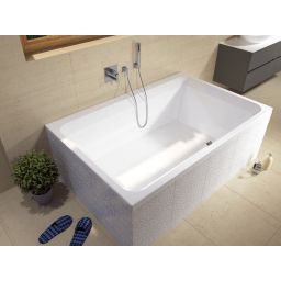 Riho Castello wanna prostokątna 180x120 cm biały błyszczący B064001005