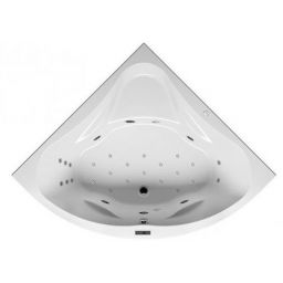 Riho Neo wanna narożna 150x150 cm z hydromasażem Bliss prawa biała B077005005