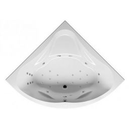 Riho Neo wanna narożna 150x150 cm z hydromasażem Joy prawa biała B077011005