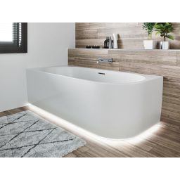 Riho Desire wanna narożna 184x84 cm prostokątna biała B087002005