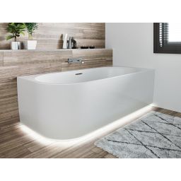 Riho Desire wanna narożna 184x84 cm prostokątna biała B088002005