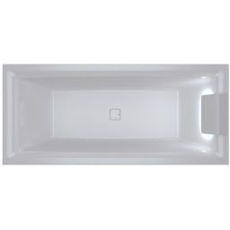 Riho Still Square LED wanna prostokątna 180x80 cm prostokątna biały błyszczący B099003005
